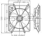 TYC 600090 Engine Cooling Fan Assembly - view 5