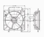 TYC 600170 Engine Cooling Fan Assembly - view 4