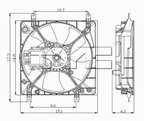 TYC 600180 Engine Cooling Fan Assembly - view 4