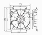 TYC 600460 Engine Cooling Fan Assembly - Left - view 6