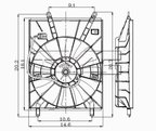 TYC 600470 Engine Cooling Fan Assembly - view 4
