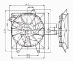 TYC 600480 Engine Cooling Fan Assembly - view 4
