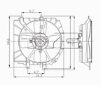 TYC 600490 Engine Cooling Fan Assembly - view 4