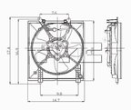 TYC 600510 Engine Cooling Fan Assembly - view 4