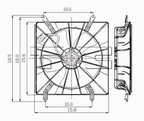 TYC 600530 Engine Cooling Fan Assembly - view 4