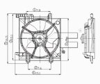 TYC 600550 Engine Cooling Fan Assembly - Left - view 4