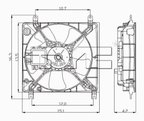 TYC 600810 Engine Cooling Fan Assembly - Left - view 4