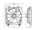 TYC 600820 Engine Cooling Fan Assembly - view 5