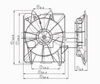 TYC 600850 Engine Cooling Fan Assembly - view 5