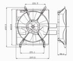 TYC 600870 Engine Cooling Fan Assembly - view 4