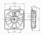 TYC 600970 Engine Cooling Fan Assembly - Left - view 5