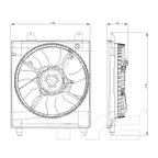 TYC 601020 Engine Cooling Fan Assembly - Left - view 7