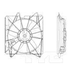 TYC 601190 Engine Cooling Fan Assembly - Left - view 6