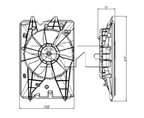 TYC 601230 Engine Cooling Fan Assembly - view 4