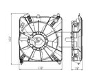 TYC 601250 Engine Cooling Fan Assembly - Left - view 5