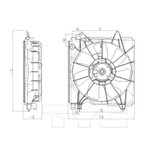 TYC 601410 Engine Cooling Fan Assembly - view 6