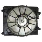 TYC 601560 Dual Radiator and Condenser Fan Assembly - Left - view 3