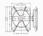 TYC 610090 A/C Condenser Fan Assembly - view 4
