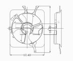 TYC 610260 A/C Condenser Fan Assembly - view 4