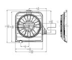 TYC 610390 A/C Condenser Fan Assembly - view 4