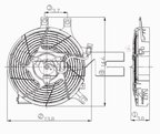 TYC 610770 A/C Condenser Fan Assembly - view 1