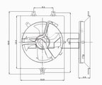 TYC 610800 A/C Condenser Fan Assembly - view 6