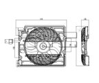 TYC 611220 A/C Condenser Fan Assembly - view 4