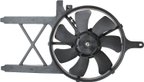 TYC 611260 A/C Condenser Fan Assembly - Right - view 4