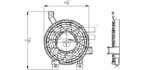 TYC 611270 A/C Condenser Fan Assembly - view 4