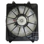 TYC 611560 A/C Condenser Fan Assembly - Right - view 3