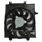 TYC 611590 Dual Radiator and Condenser Fan Assembly - view 3