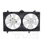 TYC 620400 Dual Radiator and Condenser Fan Assembly - view 1