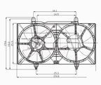 TYC 620420 Dual Radiator and Condenser Fan Assembly - view 5