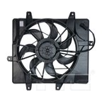 TYC 620440 Dual Radiator and Condenser Fan Assembly - view 3
