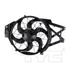 TYC 620460 Dual Radiator and Condenser Fan Assembly - view 3