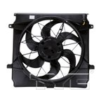 TYC 620520 Dual Radiator and Condenser Fan Assembly - view 3