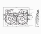 TYC 620670 Dual Radiator and Condenser Fan Assembly - view 7