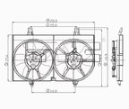 TYC 620710 Dual Radiator and Condenser Fan Assembly - view 8
