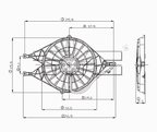 TYC 620880 Dual Radiator and Condenser Fan Assembly - view 4
