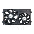 TYC 621000 Dual Radiator and Condenser Fan Assembly - view 3