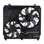 TYC 621040 Dual Radiator and Condenser Fan Assembly - view 1
