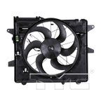 TYC 621070 Dual Radiator and Condenser Fan Assembly - view 1