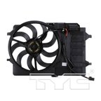 TYC 621080 Dual Radiator and Condenser Fan Assembly - view 3