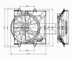 TYC 621130 Dual Radiator and Condenser Fan Assembly - view 4