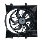TYC 621130 Dual Radiator and Condenser Fan Assembly - view 1