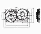 TYC 621230 Dual Radiator and Condenser Fan Assembly - view 6