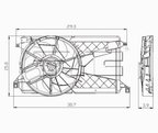 TYC 621270 Dual Radiator and Condenser Fan Assembly - view 4