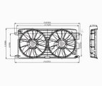 TYC 621390 Dual Radiator and Condenser Fan Assembly - view 5