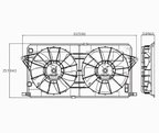 TYC 621440 Dual Radiator and Condenser Fan Assembly - view 5