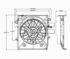 TYC 621540 Dual Radiator and Condenser Fan Assembly - view 4